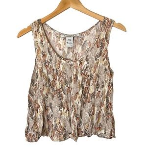 American Rag | Boho rayon feather swing tank loose fit size large